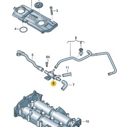 Audi A1 2011-2014 1.4TSi CAXA CAXC Motor Çek Valfi 03C103175G-bisra