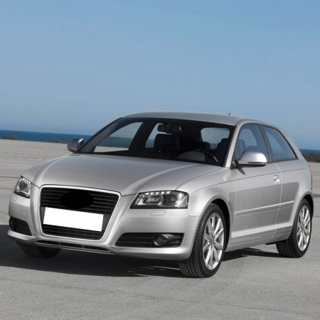 Audi A3 2009-2012 Kol Dayama Kolçak Kapağı Siyah Suni Deri 8P0864245D