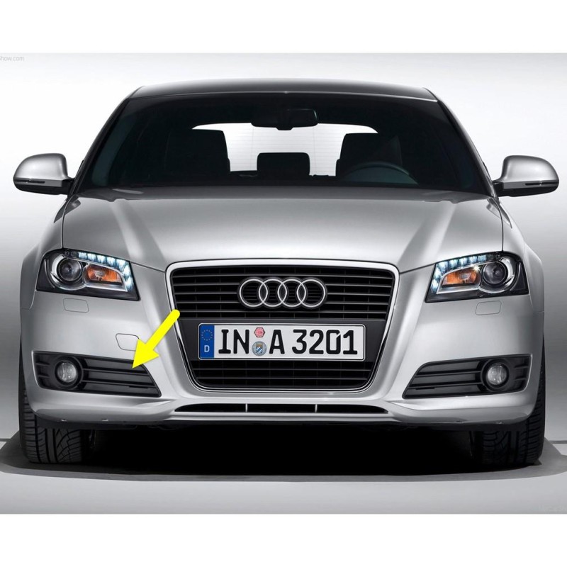 Audi A3 2009-2012 Ön Tampon Sağ Sis Farı Kapağı 8P0807682E-bisra