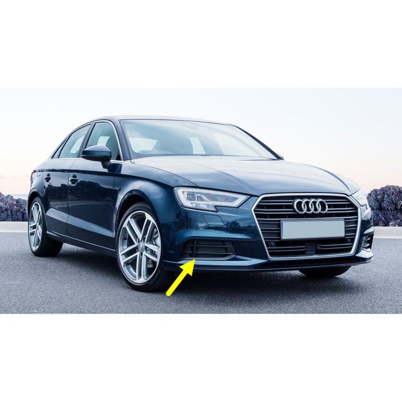 Audi A3 Sedan 2017-2020 Ön Tampon Sağ Sis Farı Kapağı 8V5807682M-bisra