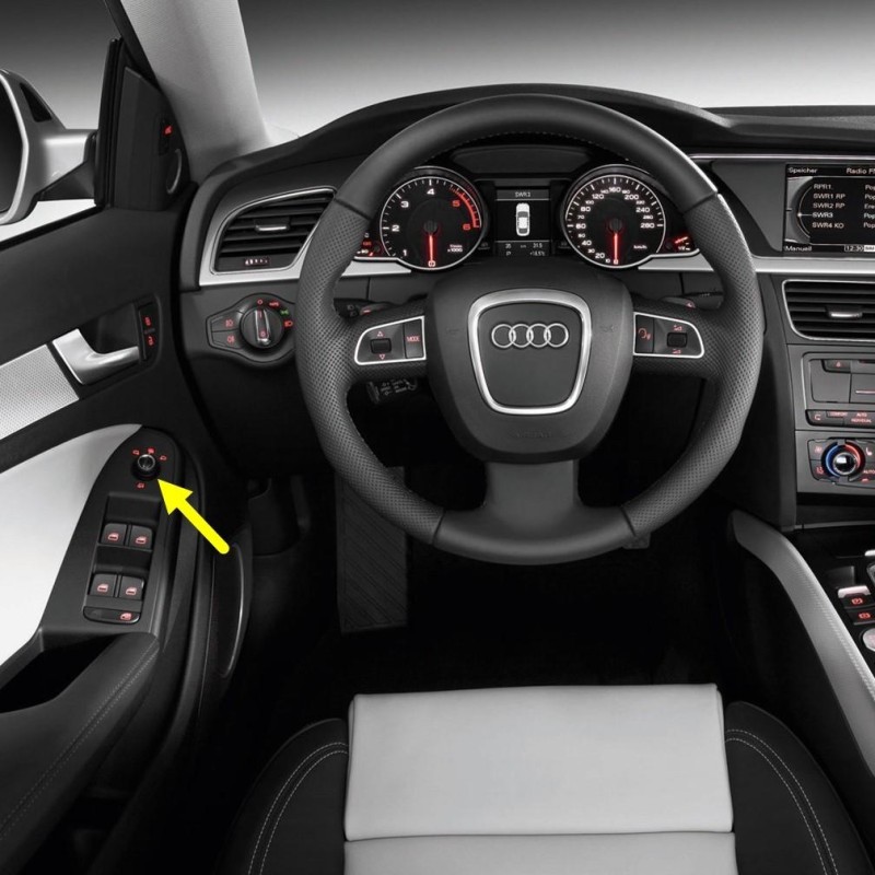 Audi A5 2008-2011 Dış Dikiz Ayna Ayar Düğmesi Otomatik 8K0959565C-bisra