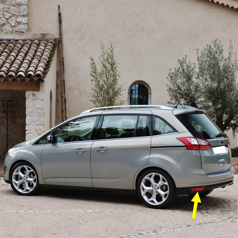 Ford Grand C-Max Cmax 2011-2014 Arka Tampon Sol Reflektörü Sis Farı