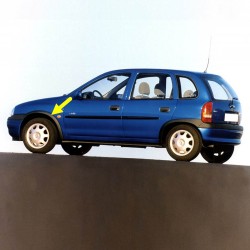 Opel Corsa B 1993-2000 Sol Ön Çamurluk Ağzı Plastik Dodik 1101863-bisra