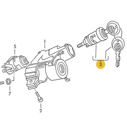 Seat Cordoba 1993-1999 Kontak Anahtarı Kilit Şifresi 357905855B