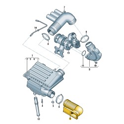 Seat İbiza 2016-2017 1.2/1.4 TSi Hava Filtre Giriş Borusu 6R0129618H