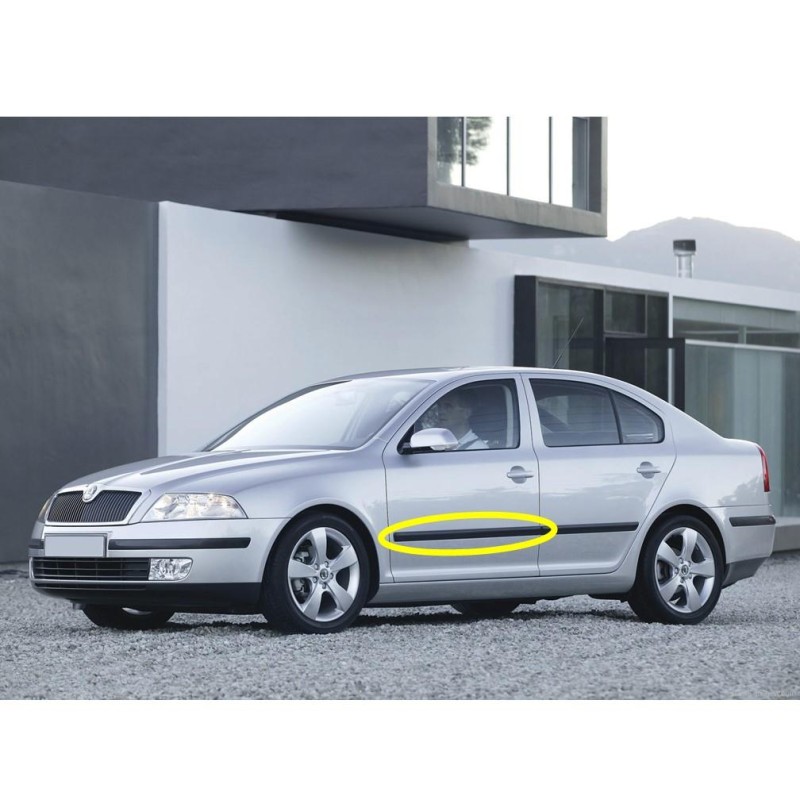 Skoda Octavia 2 A5 2005-2008 Sol Ön Kapı Koruma Çıtası 1Z0853515C-bisra