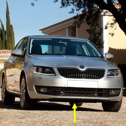 Skoda Octavia 3 A7 2013-2017 Ön Tampon Alt Kaplama Spoyler 5E0807611-bisra