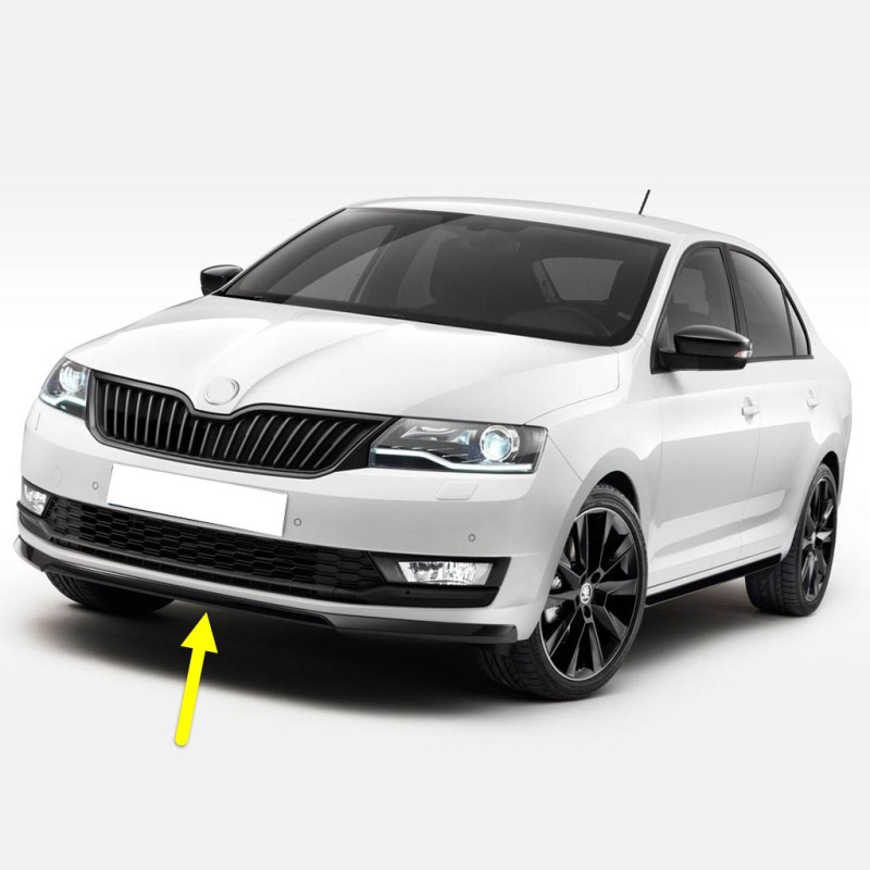 Skoda Rapid 2017-2021 Ön Tampon Alt Kaplama Spoyler 5JA807611-bisra