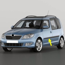 Skoda Roomster 2011-2015 Sol Ön Kapı Çıtası Düz 5J7853515