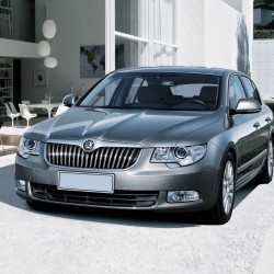 Skoda Superb 2 2009-2013 Ön Panjur Izgarası Full Krom 3T0853668A-bisra