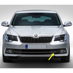 Skoda Superb 2 2014-2015 Sol Sis Farı Yan Kapak Krom Çıtalı 3T0853665B-bisra