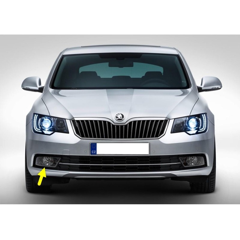 Skoda Superb 2 2014-2015 Ön Sağ Sis Farı Çerçevesi 3T0807682-bisra