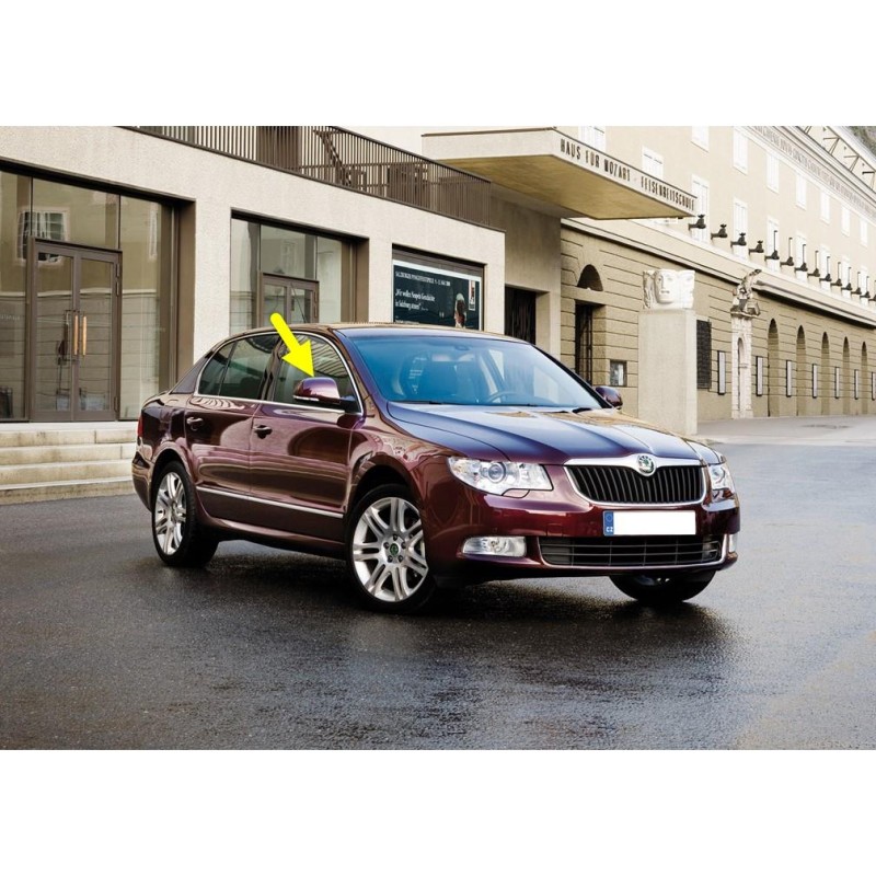 Skoda Superb 2009-2013 Sağ Dış Dikiz Aynası Kapağı 3T0857538-bisra