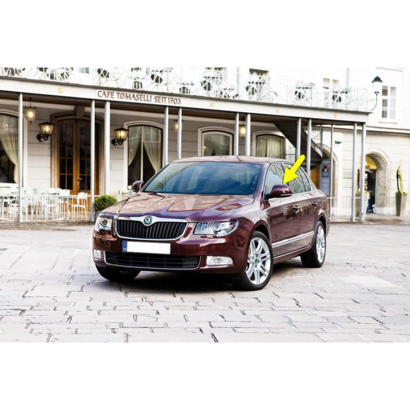 Skoda Superb 2009-2013 Sol Dış Dikiz Aynası Kapağı 3T0857537-bisra