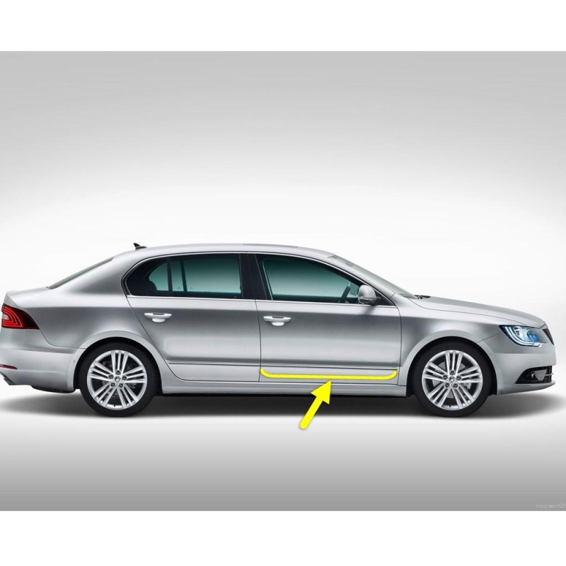 Skoda Superb 2 2014-2015 Sağ Ön Kapı Krom Çıtası 3T0853516-bisra