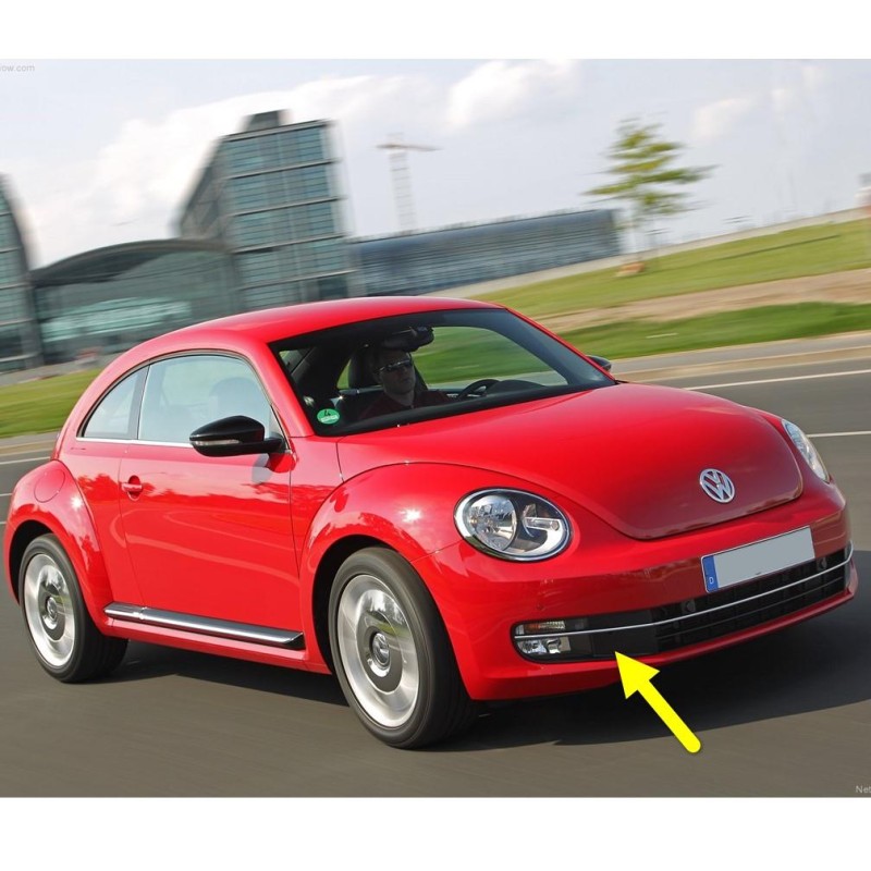 VW Beetle 2012-2016 Ön Tampon Sağ Sis Farı Kapağı Kromlu 5C5854662C-bisra