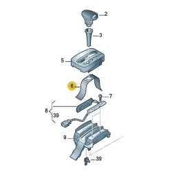 VW Bora 1998-2005 Otomatik Vites Kolu Alt Rayı Perdesi 1J0713277-bisra