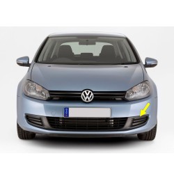 VW Golf 6 2009-2012 Ön Tampon Sol Sis Farı Izgarası Sissiz 5K0853665A-bisra