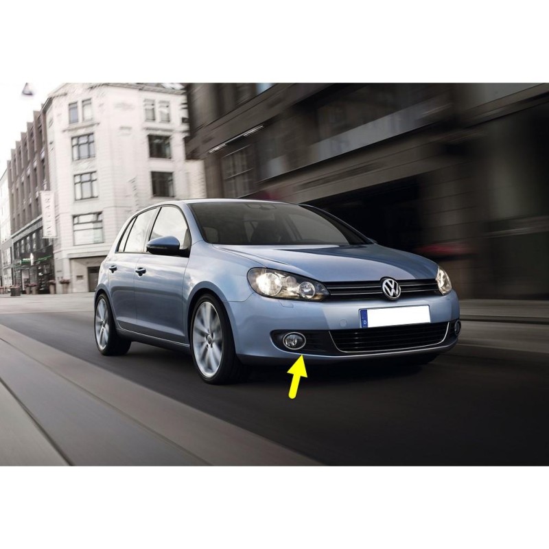 VW Golf 6 2009-2012 Sağ Sis Farı Çerçevesi Kromlu 5K0853666-bisra