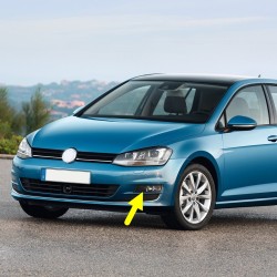 VW Golf 7 2013-2017 Ön Tampon Sol Sis Farı Çerçevesi Kromlu 5G0853211E