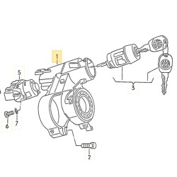 VW Jetta 1990-1991-1992 Kontak Anahtar Gövdesi 357905851D