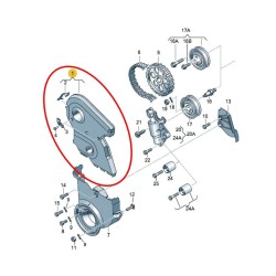 VW Passat B5 1997-2000 1.8 ADR APT Motor Triger Üst Kapağı 058109107B-bisra