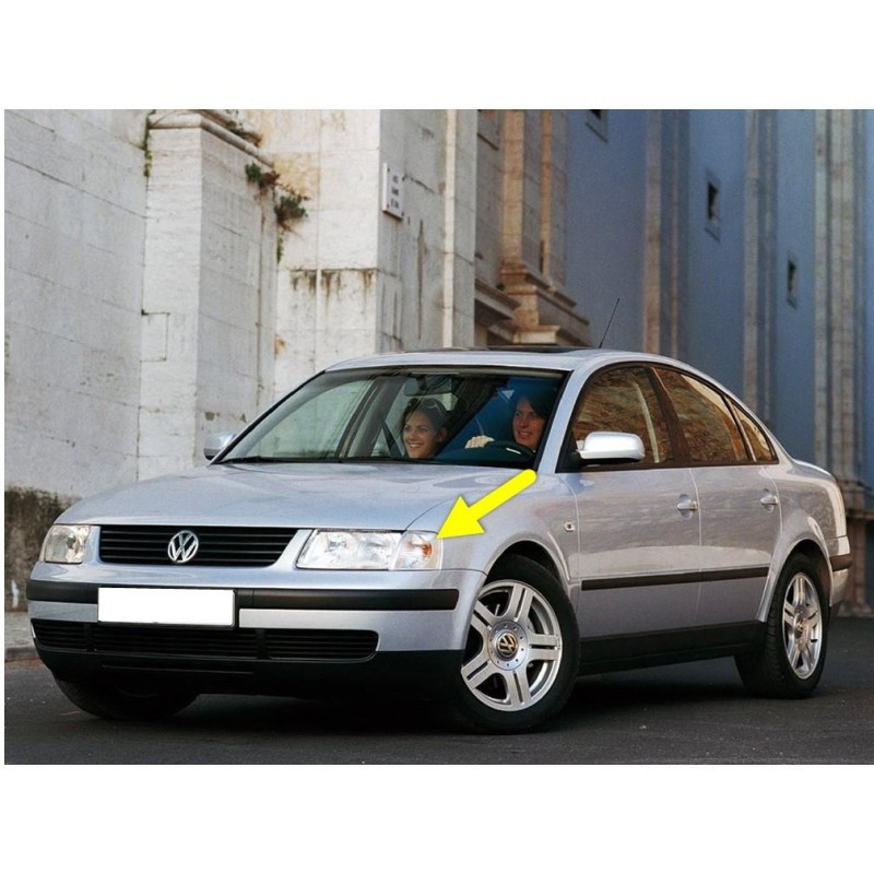 VW Passat B5 1997-2000 Ön Sol Sinyal Lambası Beyaz Buzlu 3B0953041C-bisra