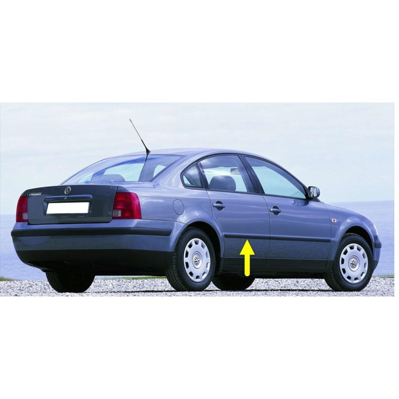 VW Passat B5 1997-2000 Sağ Arka Kapı Çıtası Siyah Plastik 3B0853754-bisra