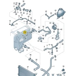 VW Passat B5.5 2001-2005 1.6 ALZ Devirdaim Su Borusu Sac 06B121071AD