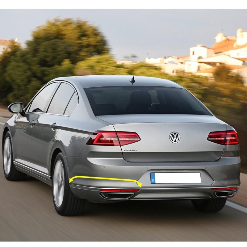 VW Passat B8 2015-2019 Sol Arka Tampon Köşe Kromaj Çıta 3G0853841-bisra