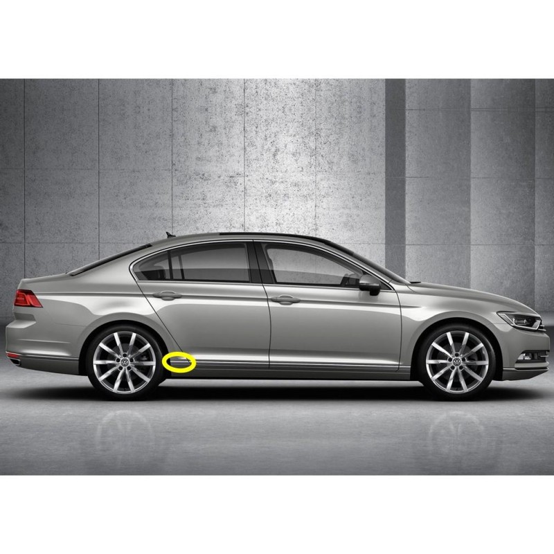 VW Passat B8 2015-2019 Sağ Marşpiyel Arka Uç Krom Çıta 3G0898986-bisra