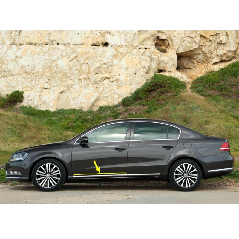 VW Passat B7 2011-2014 Sol Ön Kapı Alt Krom Çıtası 3AA854939A-bisra