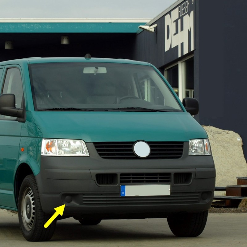 VW Transporter T5 2004-2010 Ön Tampon Sağ Sis Kapağı Sissiz 7H0807490C-bisra