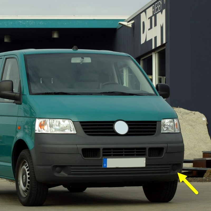 VW Transporter T5 2004-2010 Ön Tampon Sol Sis Kapağı Sissiz 7H0807489C-bisra