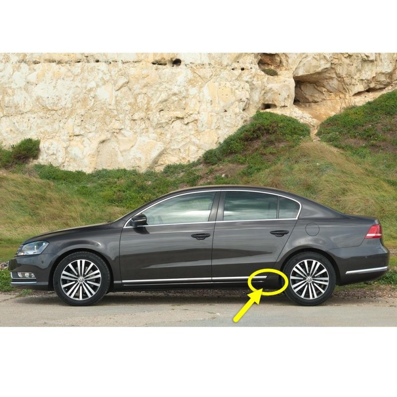 VW Passat B7 2011-2014 Yan Marşpiyel Sol Arka Uzatması 3AA853897C-bisra