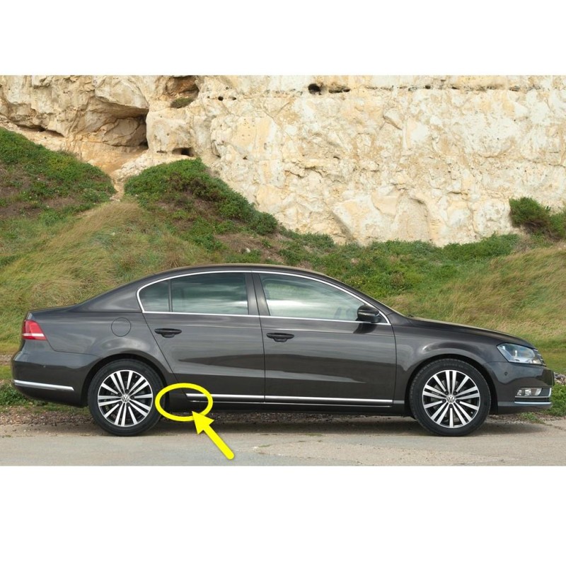 VW Passat B7 2011-2014 Yan Marşpiyel Sağ Arka Uzatması 3AA853898C-bisra